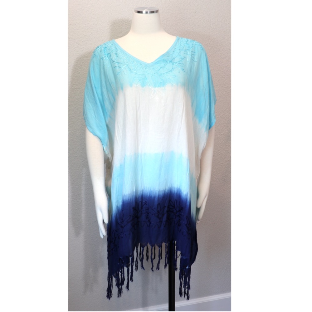 Lagaci swim dress cover up with flaws